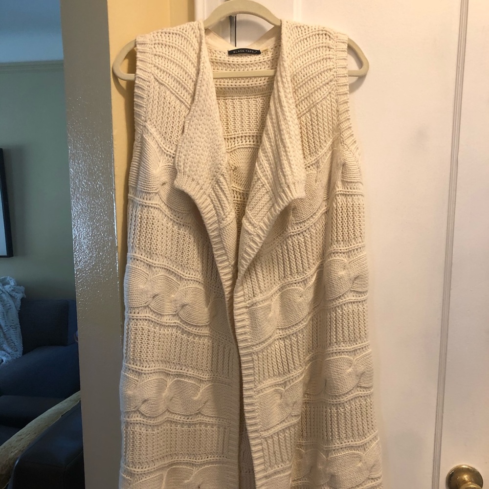 Long Knit Vest (39” long)